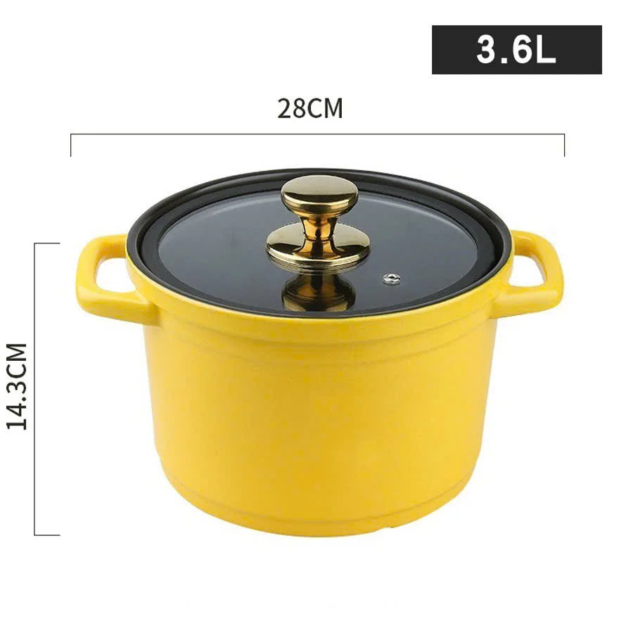 Nồi đất màu vàng